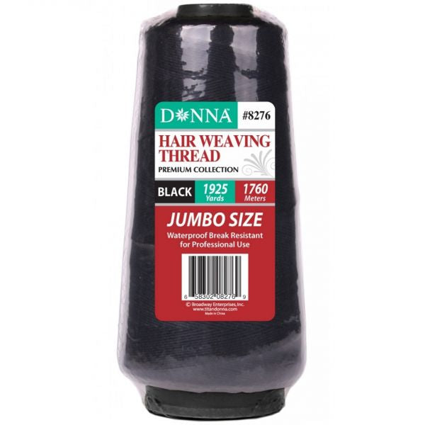 Donna Hair Weaving Thread Jumbo - Black – Braids and Wigs