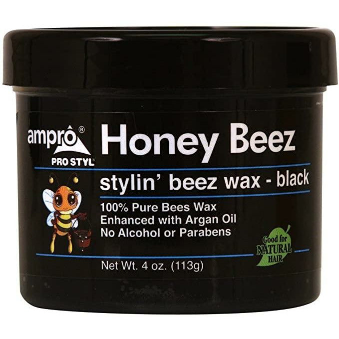 AMPRO PRO STYL HONEY BEEZ STYLING BEESWAX | BLACK -wigs