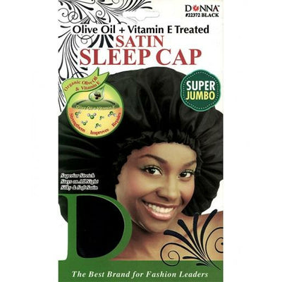 Donna - Organic Satin Sleep Cap-Super Jumbo