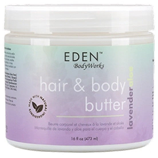 Eden Lavender Aloe Hair & Body Butter(16oz)