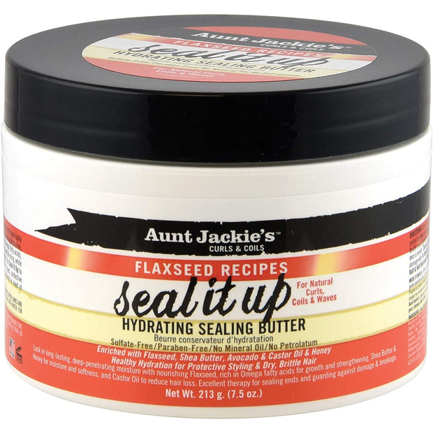 Aunt Jackie's Flaxseed Seal It Up Hydrating Sealing Butter -wigs