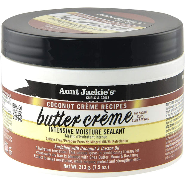 Aunt Jackie's Butter Cream Coconut Intensive Moisture Sealant -wigs