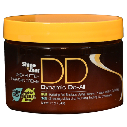 SHINE ‘N JAM DYNAMIC DO-ALL CRÉME FOR HAIR & SKIN -wigs