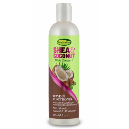 Sof N' Free Gro Healthy Shea & Coconut Leave In Conditioner 8 oz
