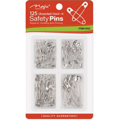MAGIC Collection 125 Assorted Safety Pins -wigs