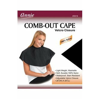 ANNIE Comb-Out Cape with Velcro Closure