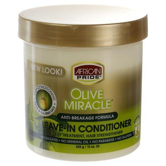 AFRICAN PRIDE Olive Miracle Leave-In Conditioner Creme 15oz