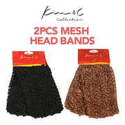 KIM & C 2pcs Mesh Head Bands