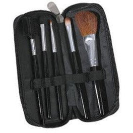 BEAUTY TREATS 5pcs Makeup Brush Set In Zipper Pouch