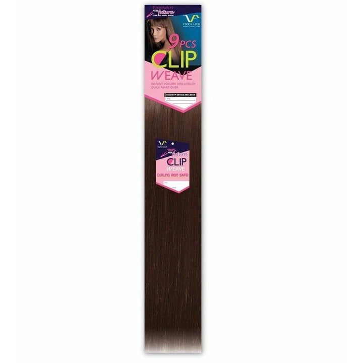 Vivica A. Fox Futura Fiber Synthetic Hair Clip-In Weave Pack 9 pcs - CLIPW18-V 18″