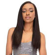 YAKY STRAIGHT 3PCS + 4X4 FREE PART - Janet Collection Remy Illusion Synthetic Weave