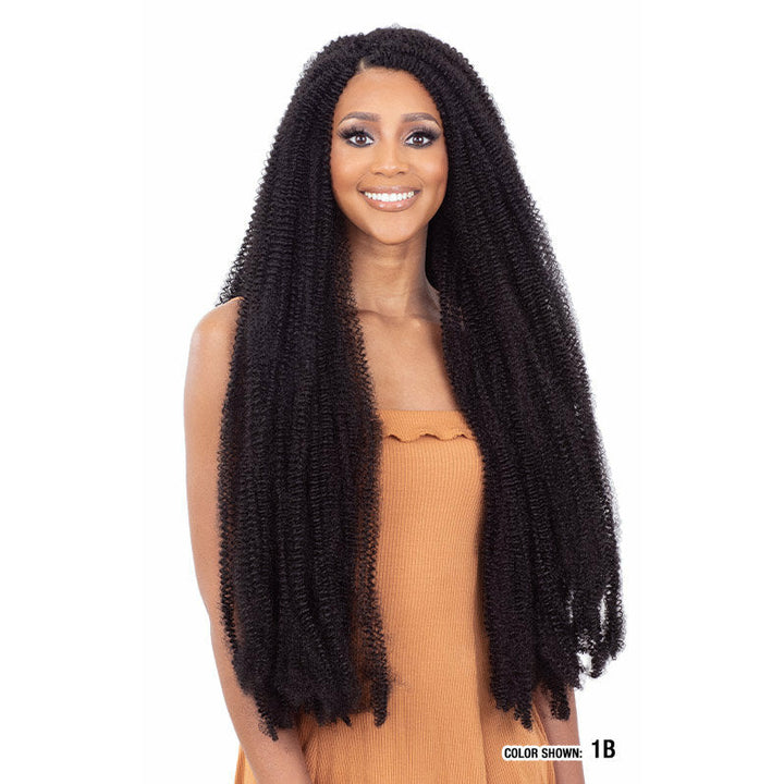 3X PRE-FLUFFED POPPIN' TWIST 24" Shake n go