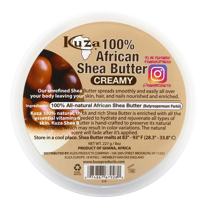 KUZA 100% African Shea Butter [Creamy]