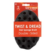 KIM & C Twist & Dread Sponge Brush - Double Sided
