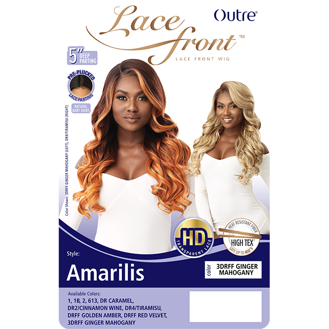 Outre Synthetic Swiss HD Lace Front Wig - AMARILIS