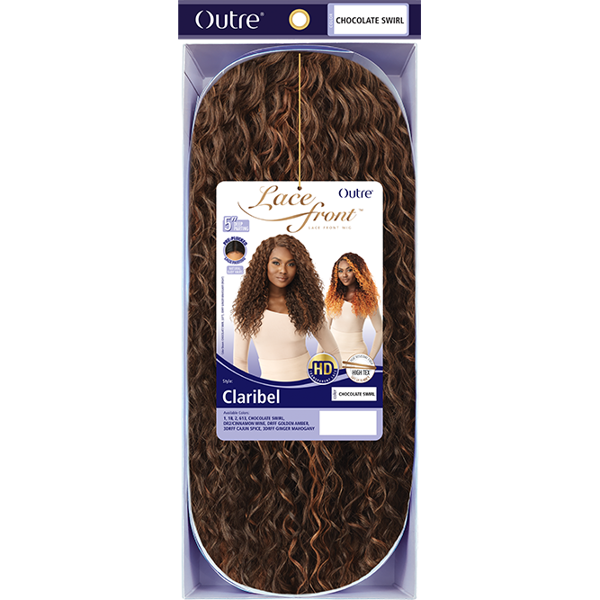 Outre Synthetic Swiss HD Lace Front Wig - CLARIBEL