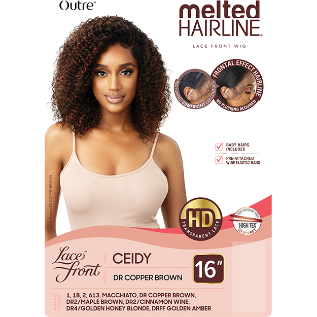 Outre Melted Hairline Synthetic Swiss Lace Front Wig - CEIDY