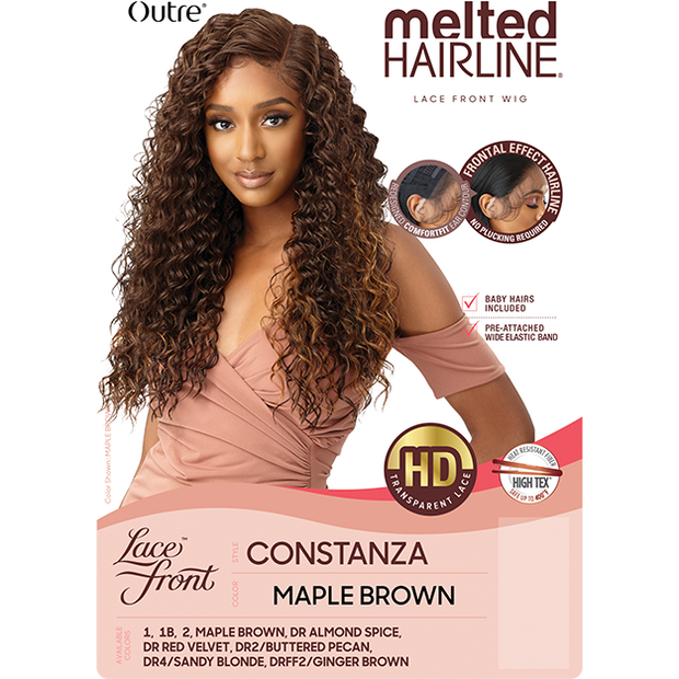 Outre Melted Hairline Synthetic Swiss Lace Front Wig - CONSTANZA