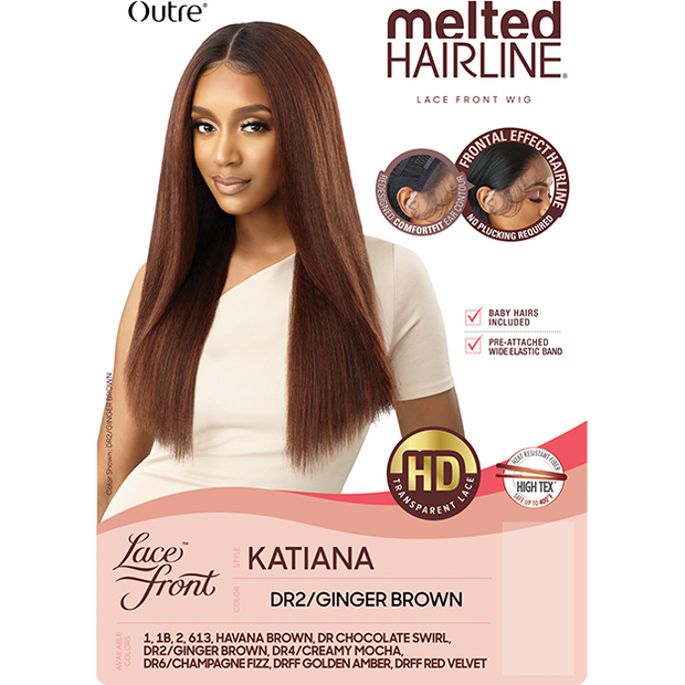 Outre Melted Hairline Synthetic Swiss Lace Front Wig - KATIANA