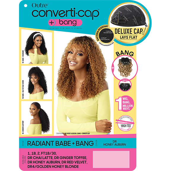 Outre Converti Cap + Bang Synthetic Hair Wig - RADIANT BABE + BANGk