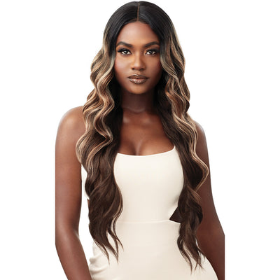 Outre Synthetic Swiss HD Lace Front Wig - KAYA