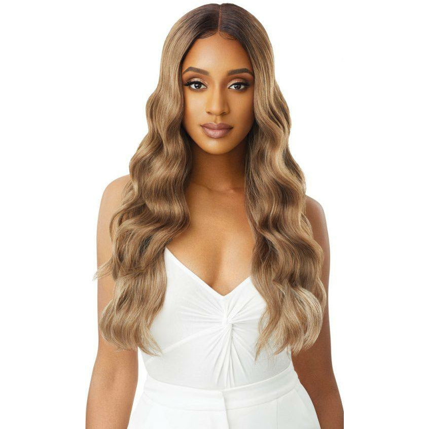 Outre Synthetic Sleeklay Part HD Lace Front Wig - IDINA