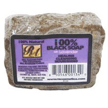 RA COSMETICS 100% Black Soap [Lavender] (5oz)