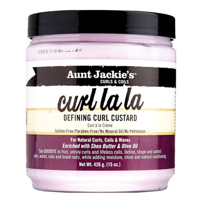 AUNT JACKIE'S Curl La La Defining Curl Custard Cream (15oz) -wigs