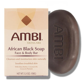 AMBI African Black Soap Face & Body Bar (5.3oz)