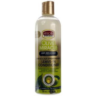 AFRICAN PRIDE Olive Miracle Leave-In Conditioner (12oz) -wigs