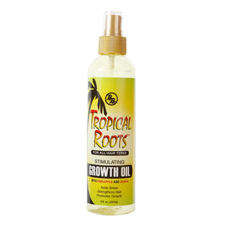 BRONNER BROTHERS Tropical Roots Stimulating Growth Oil (8oz) -wigs