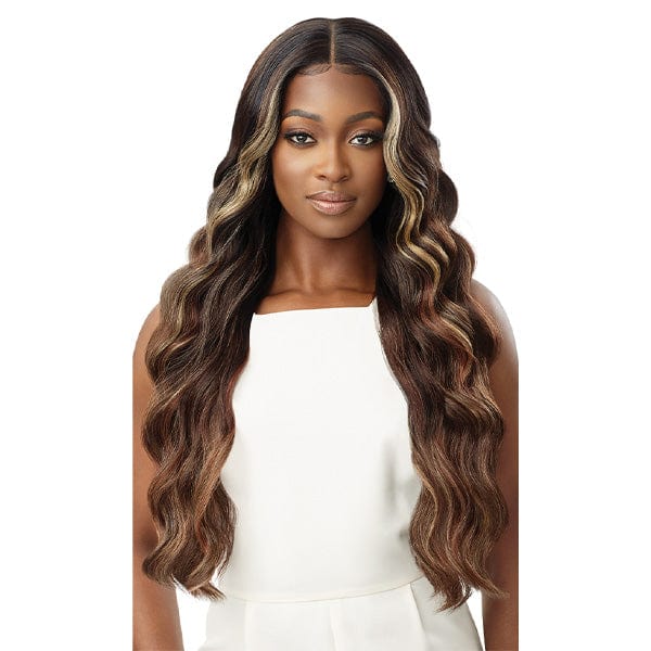 Outre Synthetic Sleeklay Part HD Lace Front Wig - LARISSA