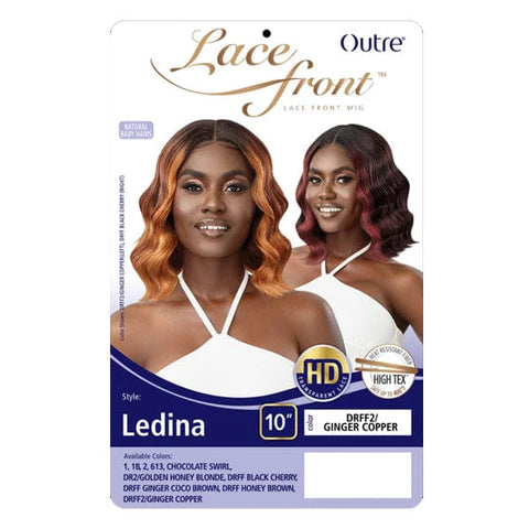 Outre Synthetic Swiss HD Lace Front Wig - LEDINA