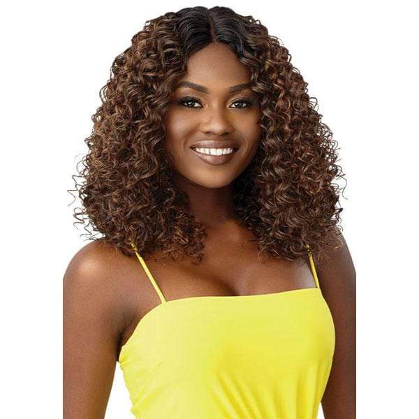 Outre The Daily Wig Hair Wet & Wavy Lace Part Wig - DAMARIS