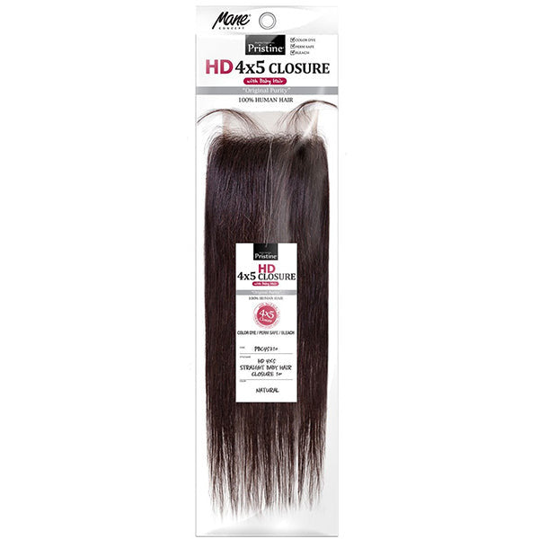 Mane Concept Pristine HD 4x5 CLOSURE - STRAIGHT BABY HAIR