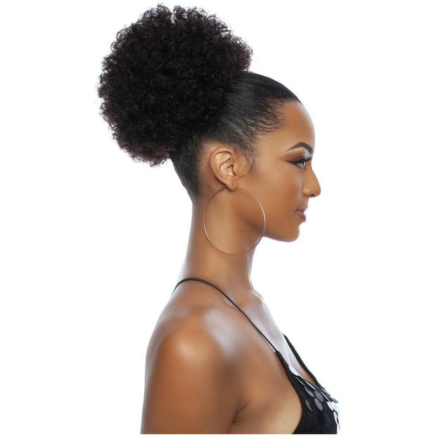 Mane Concept Pristine Queen Human Hair DrawString - PQWNT03 AFRO PUFF WNT LARGE