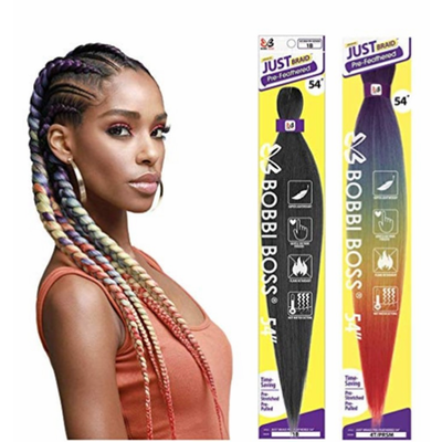 Bobbi Boss Pre-Feathered Just Braid 54 Synthetic